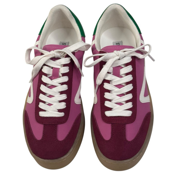 Steve Madden Reformer Womens Pink Multi Sneakers Size 7.5M New $100 A - Picture 2 of 10